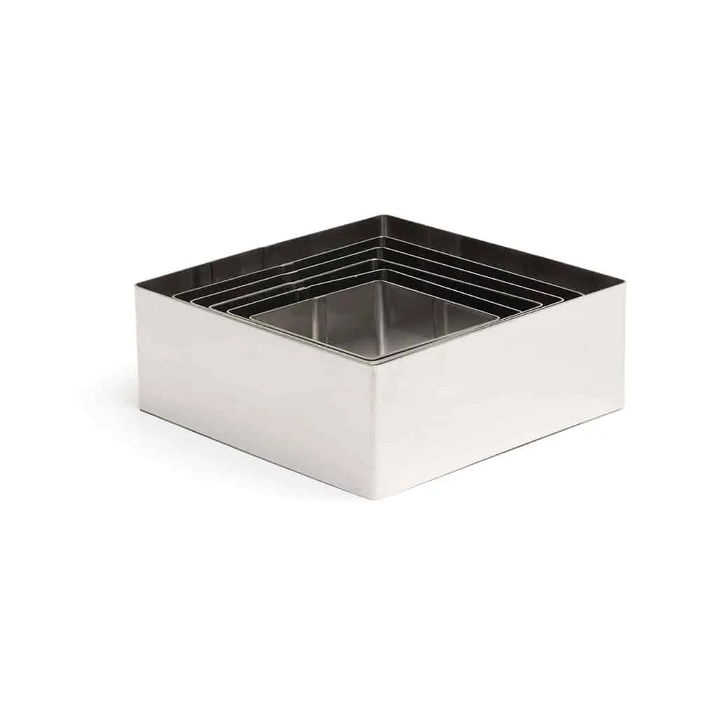 image_2801_1 Square Pastry Ring 8cm Inox 18/10 7469 - Image 1