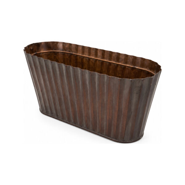 Ψωμιέρα Οβάλ Copper Vintage 26x10x12εκ