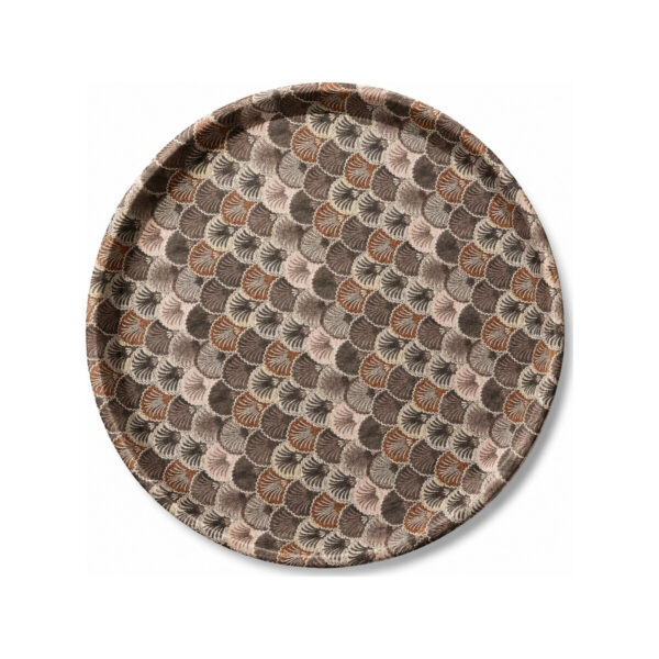 Δίσκος 36εκ Αντιολισθητικός PUFiberglass Premium Vintage Brown