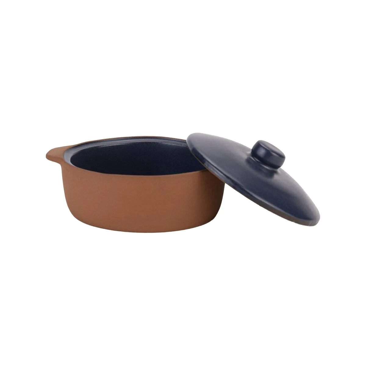 Casserole with Lid 12x5cm Terra Blue - Image 1