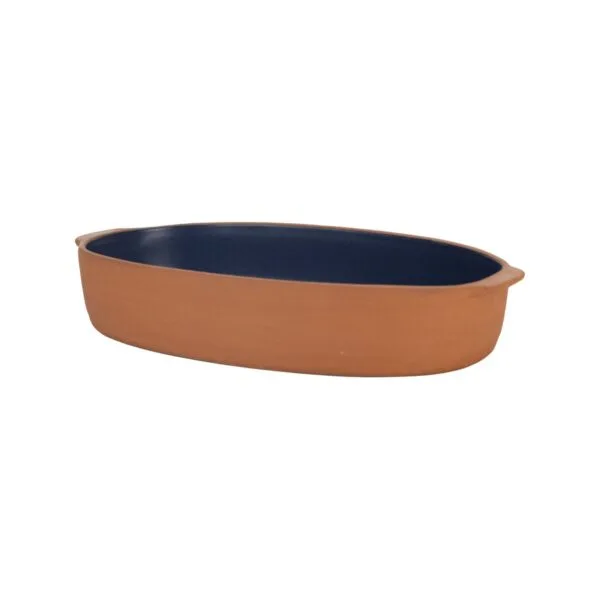Oval Casserole 32.5x20cm Terra Blue