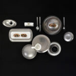 Rectangular Plate 33x17cm Stainless Steel 18/10 Vintage Snow - Image 3