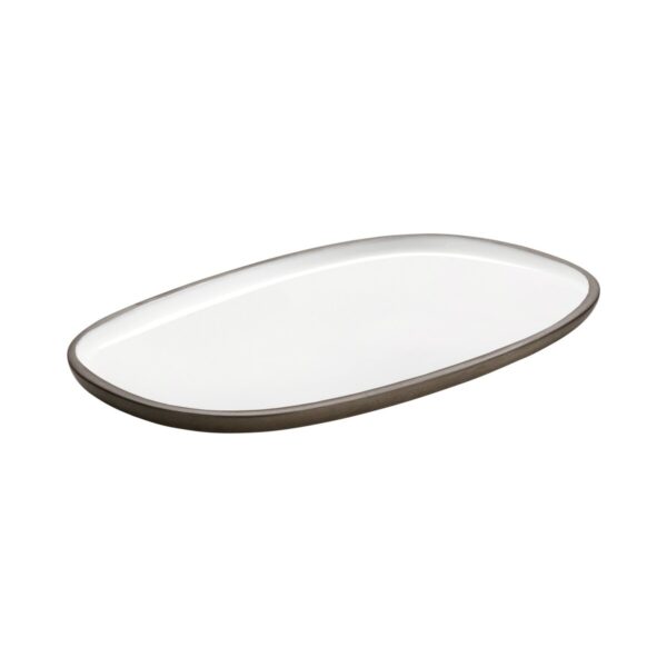 Πιάτελα Οβάλ 21×13εκ Πορσελάνη Kumo Clay