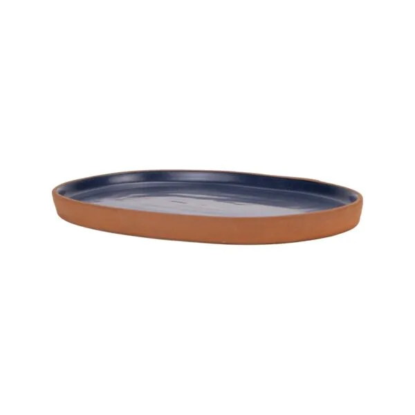 Πιατέλα Οβάλ 29.5x18.5εκ Terra Βlue