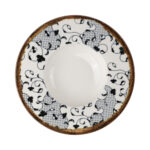 Πιάτο Πορσελάνης Βαθύ Pasta 27cm Fleur Amber Kutahya - Image 2