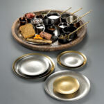 Πιάτο Ρηχό 23εκ Ανοξείδωτο 18 10 Vintage Snow Espiel 3