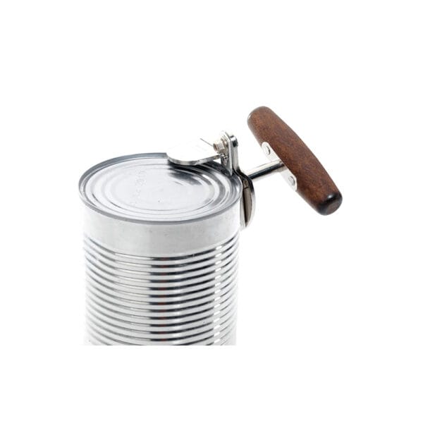 Ανοιχτήρι Κονσέρβας Ανοξείδωτο Με Ξύλινη Λαβή