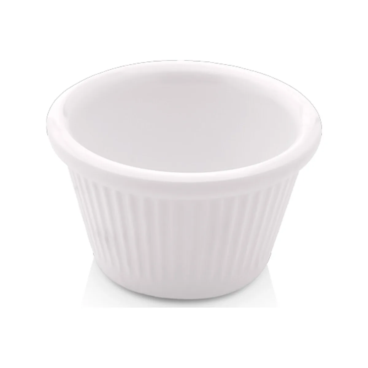 Μπολ Ντιπ Μελαμίνης Άσπρο Ramekin 8.5x4εκ 110ml