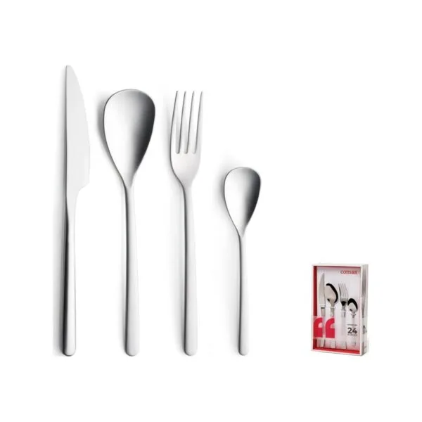 24-Piece Cutlery Set Canada Satin 18/0 4mm