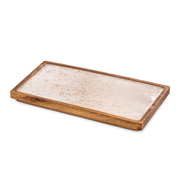 Ξύλινο Πλατώ Σερβιρίσματος 1/3 Gold Spots 32.5x17.6cm