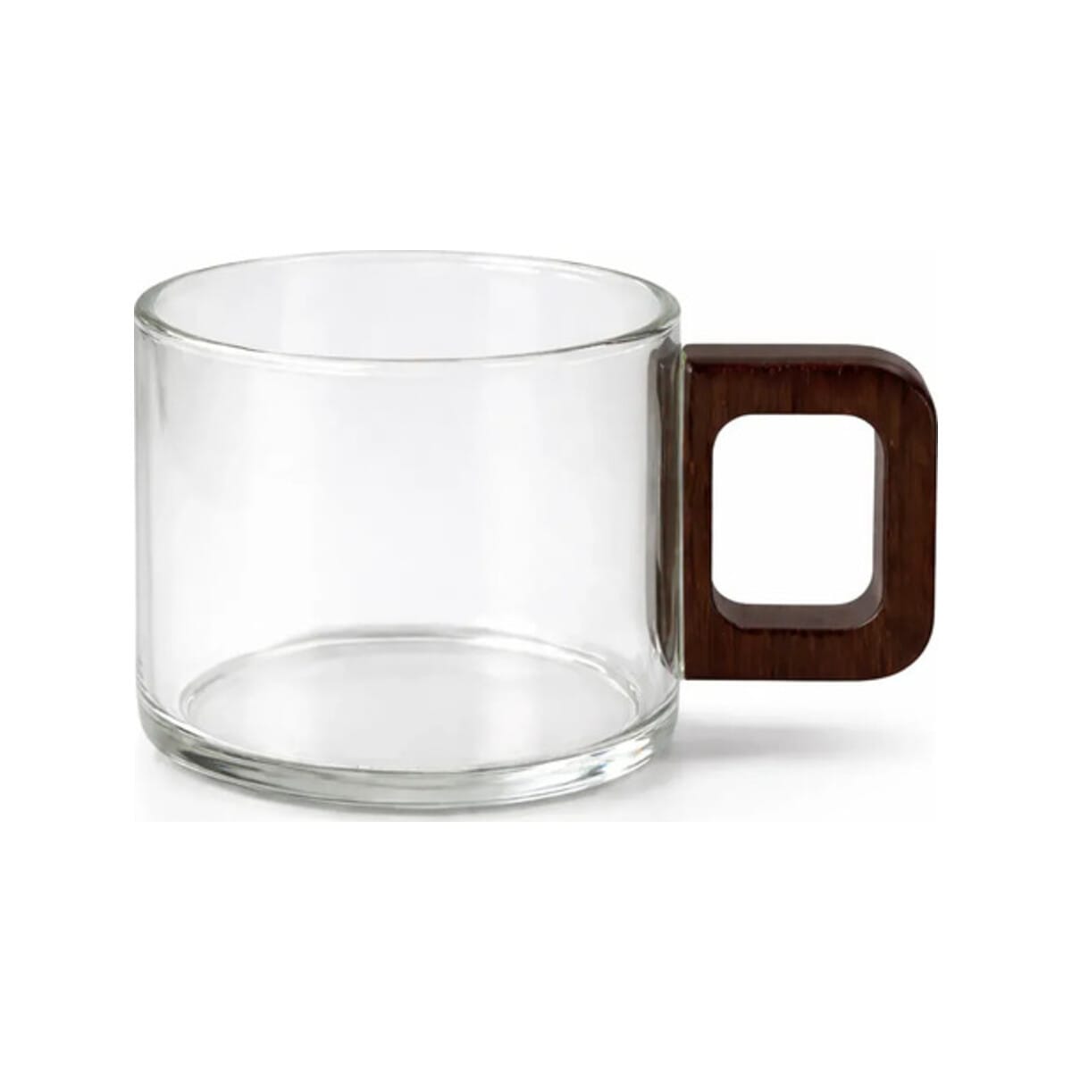 Φλυτζάνι Γυάλινο Espresso 10cl Ξύλινη Λαβή Φλυτζάνι Γυάλινο Espresso 10cl Ξύλινη Λαβή