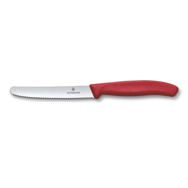 Μαχαίρι Κουζίνας Victorinox Swiss Classic 15εκ Κόκκινο Οδοντωτό
