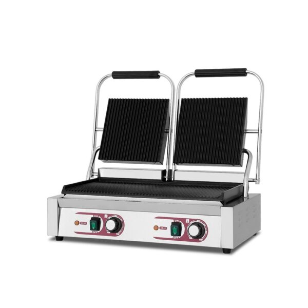 Τοστιέρα Επαγγελματική Διπλή Ραβδωτή 3600Watt 53x37x21cm (50x24cm)