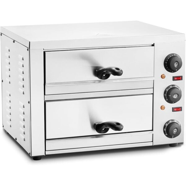 Φούρνος Επαγγελματικός Πίτσας Διπλός 2260Watt 65°C έως 300°C
