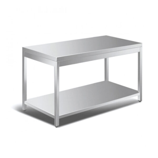 Τραπέζι Εργασίας Ανοξείδωτο 120x70x85cm
