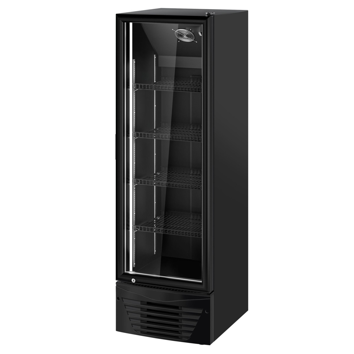 Βιτρίνα Συντήρησης Αναψυκτικών Full Black 285Ltr 58x53x177cm Βιτρίνα Συντήρησης Αναψυκτικών Full Black 285Ltr 58x53x177cm