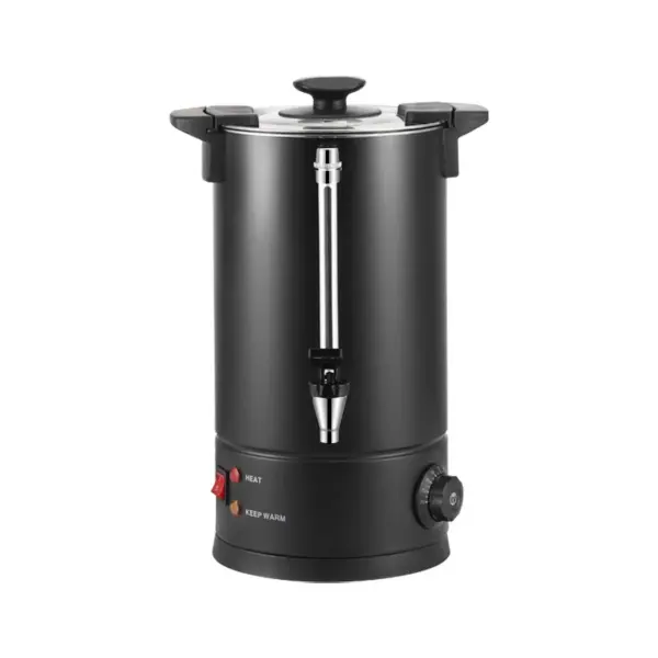 Βραστήρας Νερού Boiler Επαγγελματικός Μαύρος 12Lt 1800Watt έως 110°C