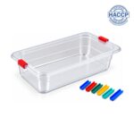 Food Container PP GN - Tupperware 1/4 6.5cm Depth 1.8lt