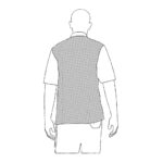 Chef Jacket EGOCHEF 100% Microfiber Men's Black Short Sleeve Ottavio LARGE - Image 2