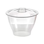 Garibaldi acrylic bowl with lid, 6 litres