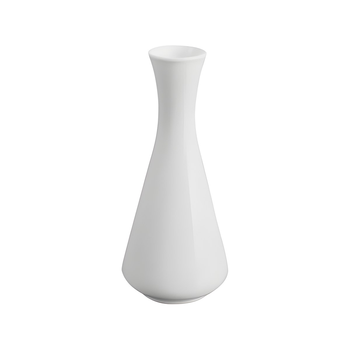 Porcelain Flowerpot 8x17cm 65-1492 White porcelain flower vase, 8x17 cm