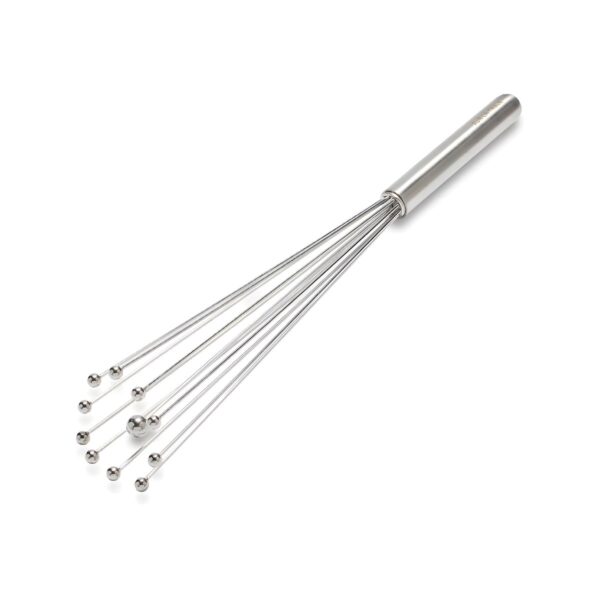 Stainless steel 18/10 egg whisk with 10 wires of 2.3 mm, 35 cm