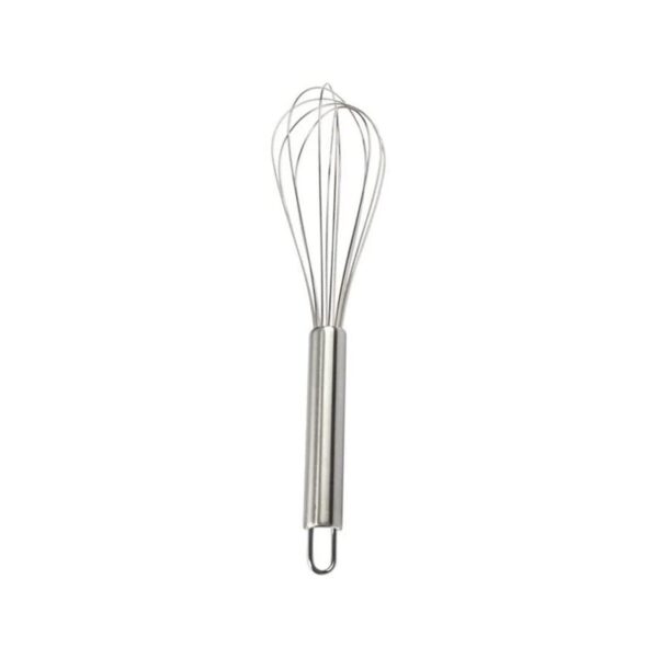 Mini 18/10 stainless steel whisk, 2 mm wire, 16 cm