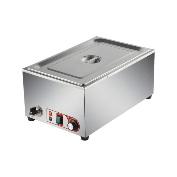 Ηλεκτρικό μπεν μαρί GN 1/1 για βάθος 15 εκ., 1200 W, διαστάσεις 57x37x24 εκ.