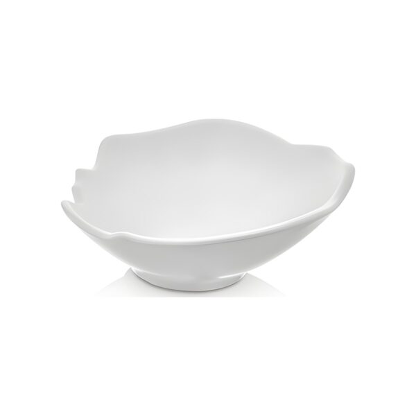 White Rock asymmetrical melamine bowl, 23x9 cm
