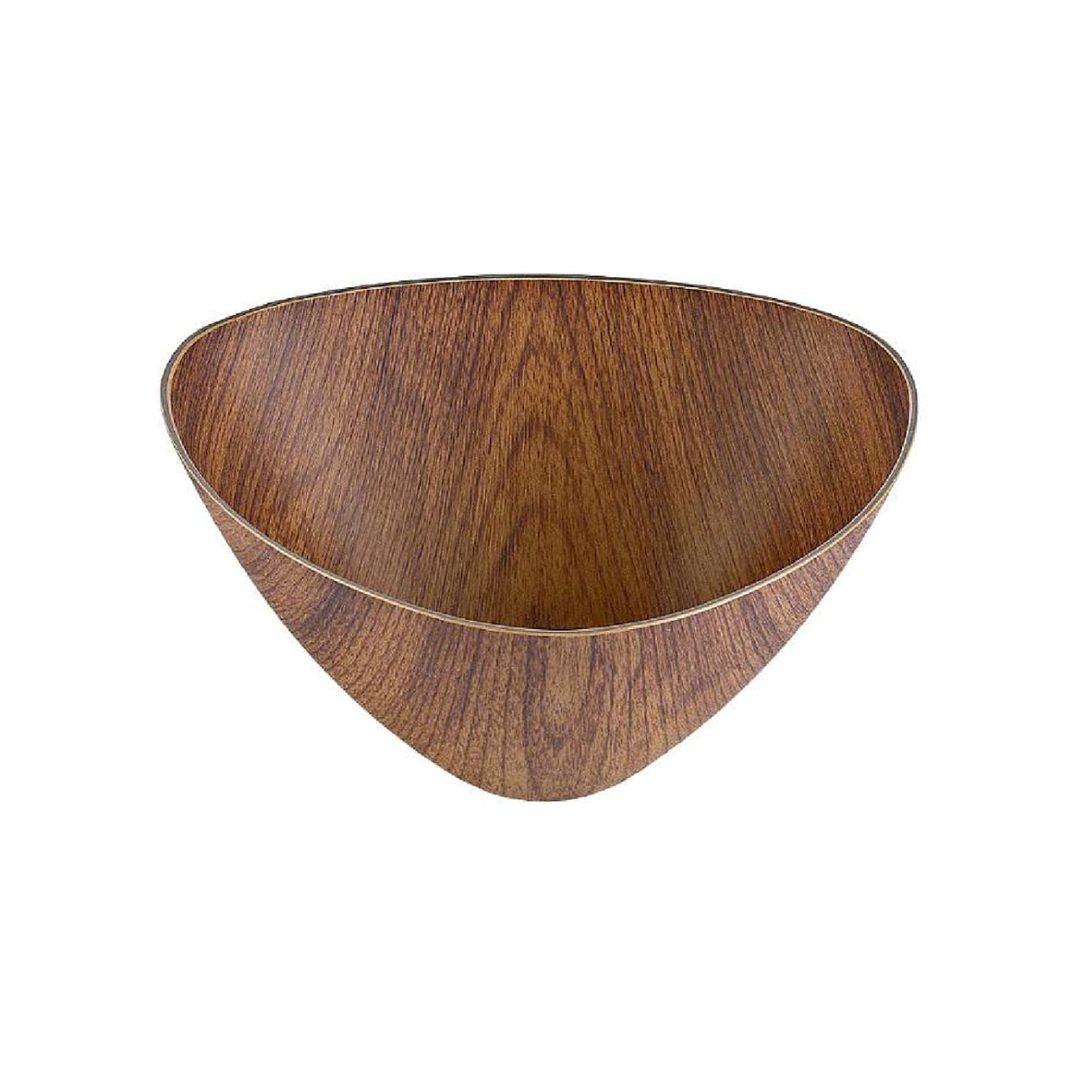 Μπολ Μελαμίνης Τρίγωνο Wood 16x8.5εκ 10202 Τρίγωνο μπολ μελαμίνης Wood με όψη ξύλου, 16x8,5 εκ.