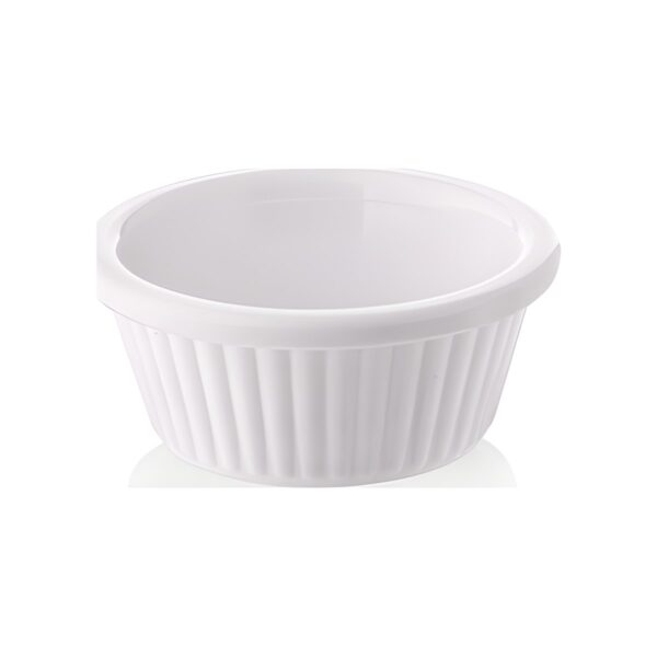Λευκό μπολ ντιπ ramekin από μελαμίνη, 6x2,5 εκ., 30 ml