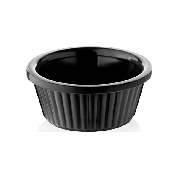 Μαύρο μπολ ντιπ ramekin από μελαμίνη, 6x2,5 εκ., 30 ml