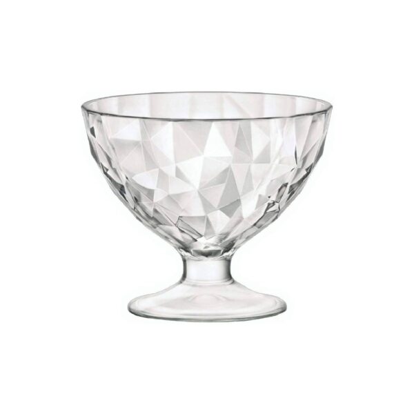 Bormioli Rocco Diamond glass ice cream bowl, 36 cl