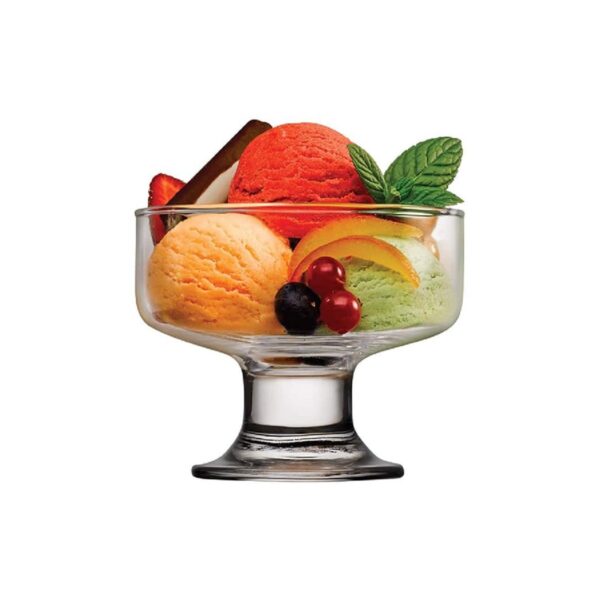 Pasabahce Ice Ville glass ice cream bowl, 26.5 cl