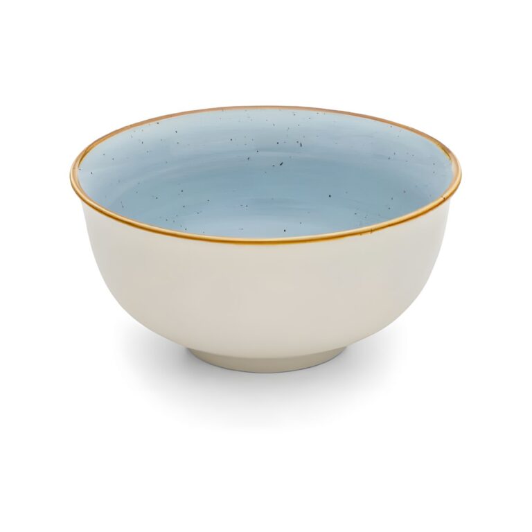 Duck Egg deep porcelain bowl, 13 cm