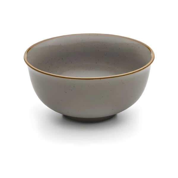 Industrial Grey deep porcelain bowl, 13 cm