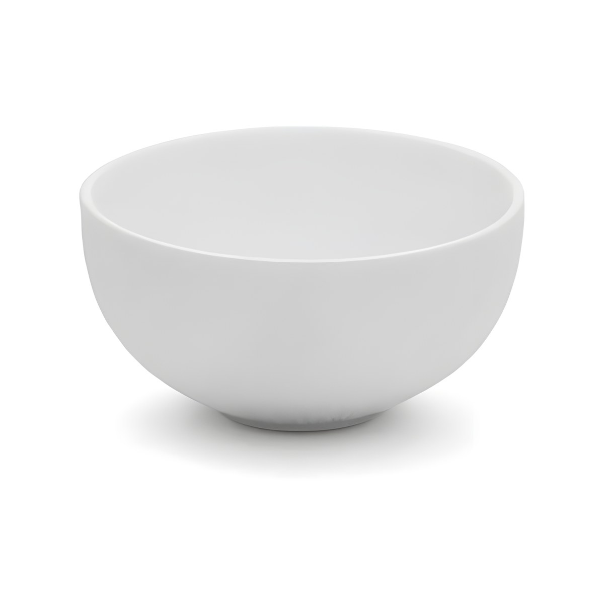 Deep Bowl Porcelain 15.5cm White Rock White Rock deep white porcelain bowl, 15.5 cm diameter