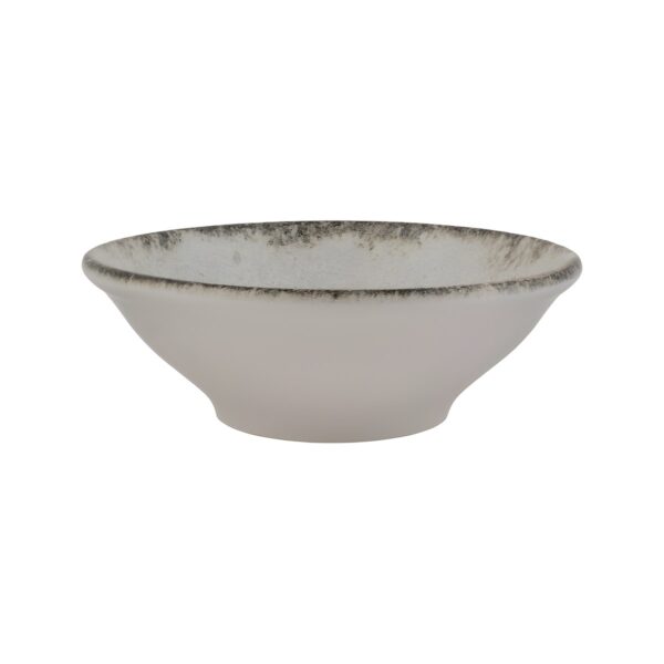 Kutahya Rustiground deep porcelain bowl, 16x5.5 cm