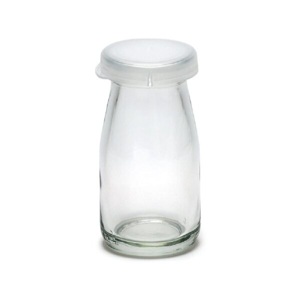 Glass bottle, 120 ml, with PP lid