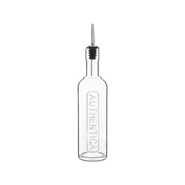 Γυάλινο μπουκάλι Bormioli Rocco Authentica Bartender με ανοξείδωτο εκροέα, 0,5 λίτρα
