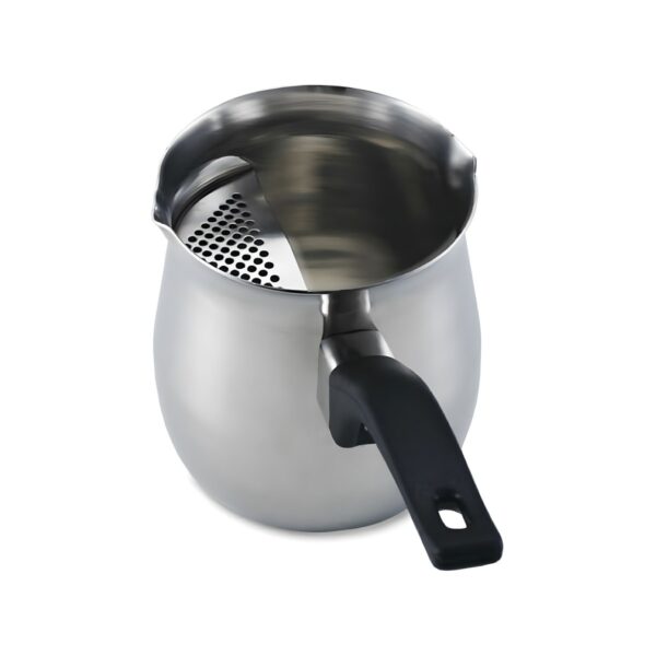 18/10 stainless steel mug with sieve, 65 cl