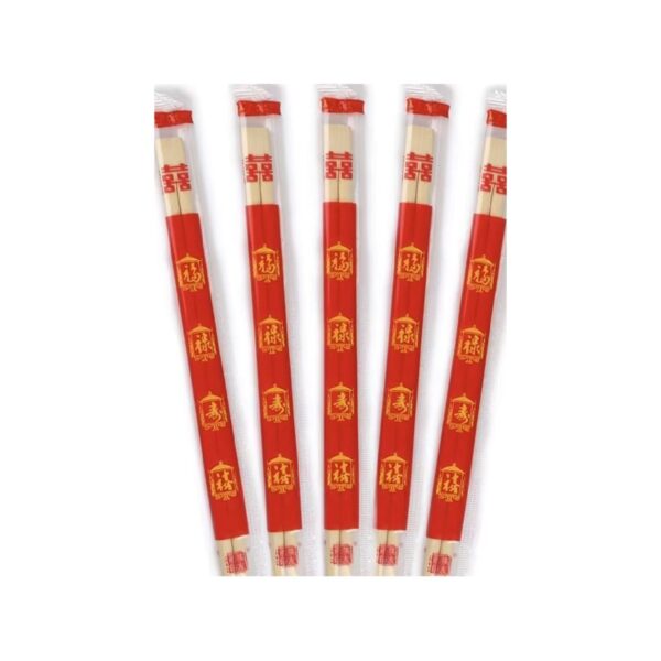 Ξύλινα ντυμένα chopsticks, 21 εκ., 50 ζεύγη