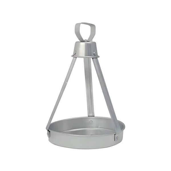 Stainless steel deep hanging café tray, 32 cm