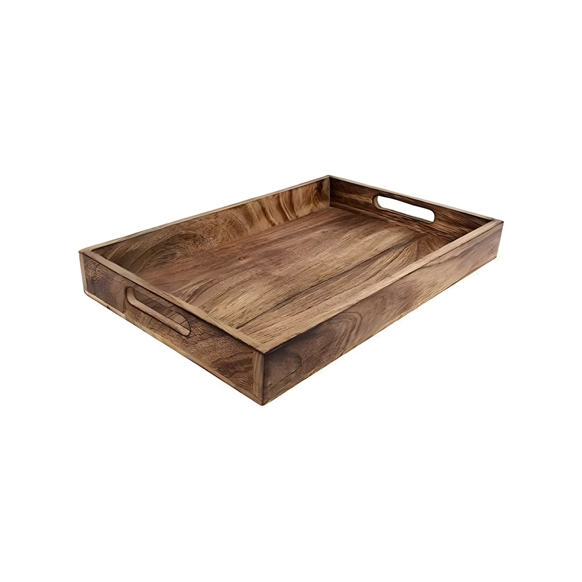 Δίσκος Σερβιρίσματος Ξύλινος Με Λαβές Burnt 29x23x5εκ 2923BT Ξύλινος δίσκος σερβιρίσματος Burnt με λαβές, 29x23x5 εκ