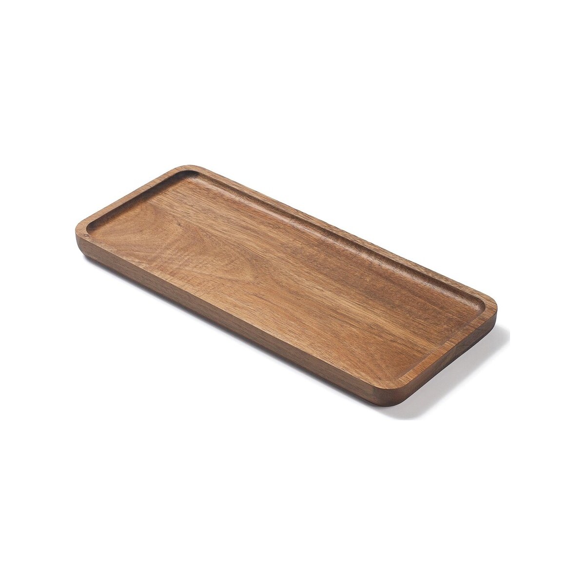 Acacia Wood Tray Rectangular 31x14x2cm Rectangular acacia wood tray, 31x14x2 cm