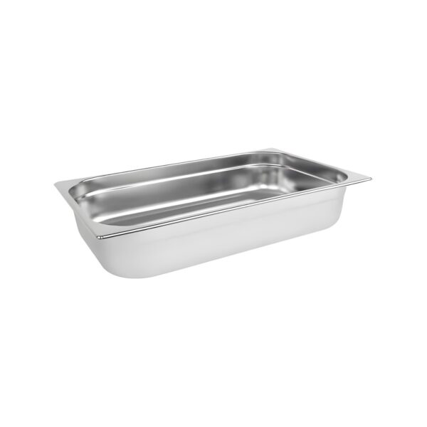 Stainless steel GN 1/1 gastronomy container, 18/0 steel, 10 cm depth