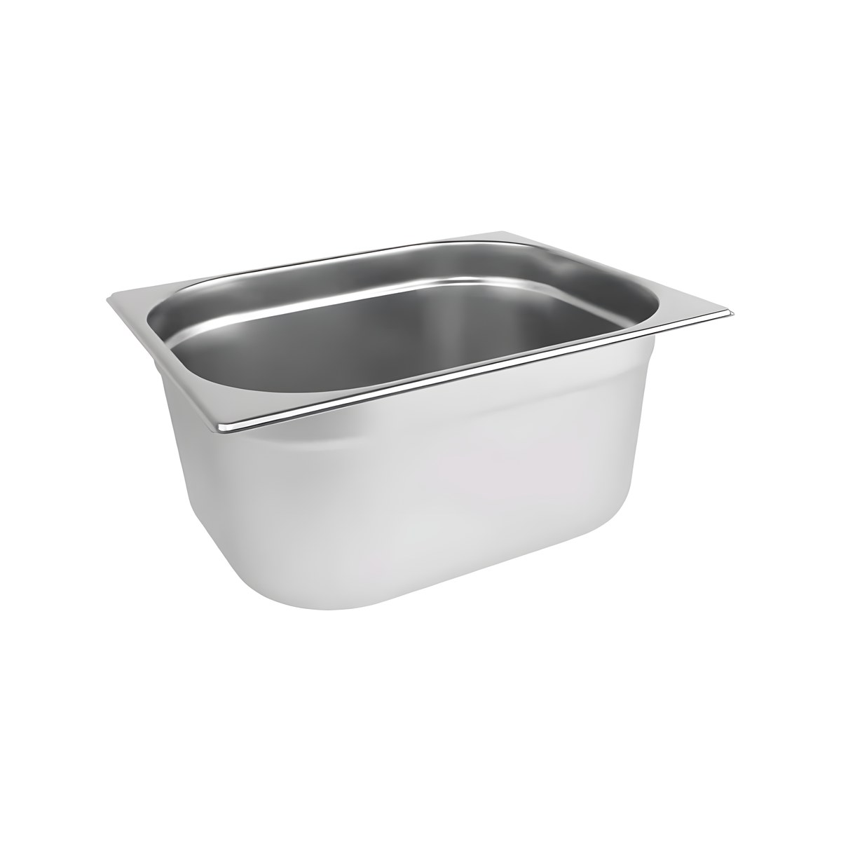 Gastronomy Food Container 1/2 15cm Depth Inox 18/0 Stainless steel 18/0 gastronomy container 1/2, 15 cm depth