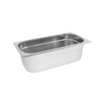 Stainless steel 18/0 gastronomy container 1/3, 10 cm depth