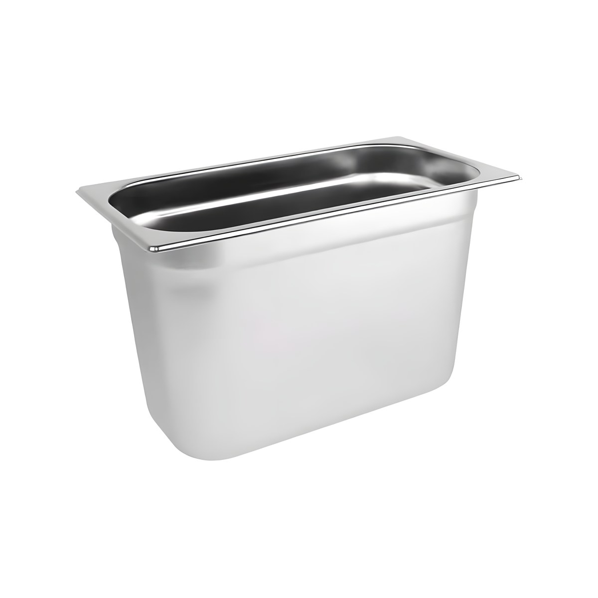 Gastronomy Food Container 1/4 20cm Depth Inox 18/0 Stainless steel 18/0 gastronomy container 1/4, 20 cm depth