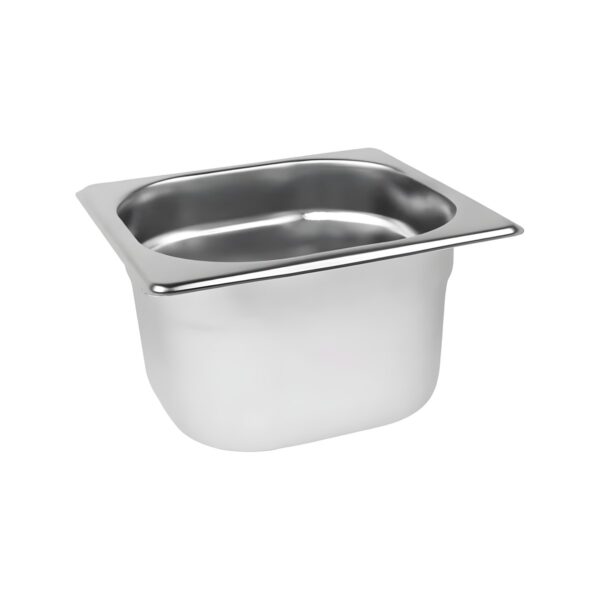 Stainless steel 18/0 gastronomy container 1/6, 10 cm depth